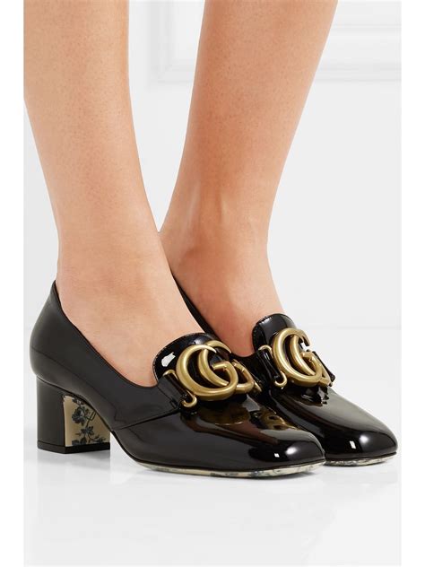 leather platform pump gucci|net a porter gucci pumps.